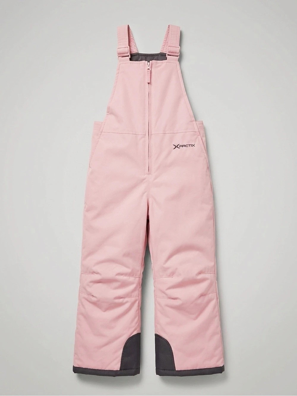 Arctix Kids Essential Bib Overalls Pink & Black Girls 5T/8K
